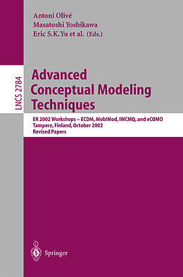 Kartonierter Einband Advanced Conceptual Modeling Techniques von 
