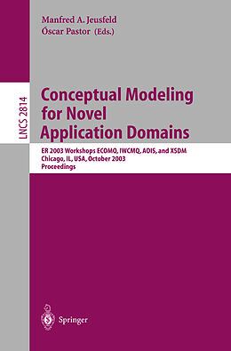 Kartonierter Einband Conceptual Modeling for Novel Application Domains von 