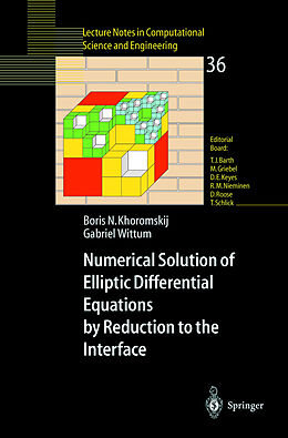 Kartonierter Einband Numerical Solution of Elliptic Differential Equations by Reduction to the Interface von Gabriel Wittum, Boris N. Khoromskij
