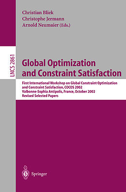 Kartonierter Einband Global Optimization and Constraint Satisfaction von 