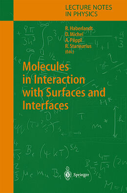 Fester Einband Molecules in Interaction with Surfaces and Interfaces von 
