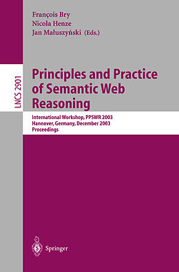 Kartonierter Einband Principles and Practice of Semantic Web Reasoning von 