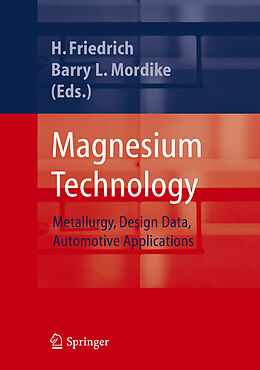 Livre Relié Magnesium Technology de 