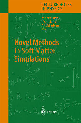 Fester Einband Novel Methods in Soft Matter Simulations von 