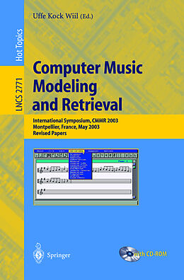 Kartonierter Einband Computer Music Modeling and Retrieval von 