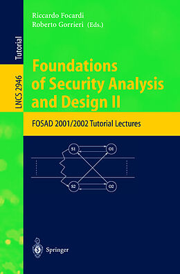 Kartonierter Einband Foundations of Security Analysis and Design II von 