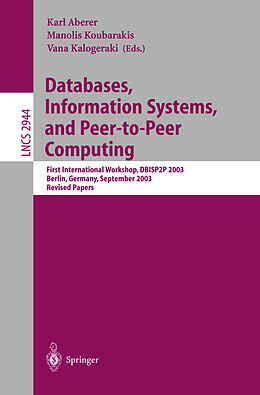 Fester Einband Databases, Information Systems, and Peer-to-Peer Computing von 