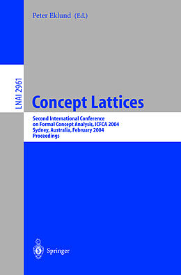 Kartonierter Einband Concept Lattices von 
