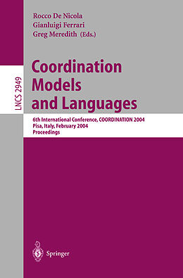 Kartonierter Einband Coordination Models and Languages von 