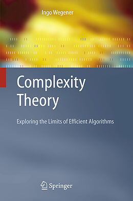 Livre Relié Complexity Theory de Ingo Wegener