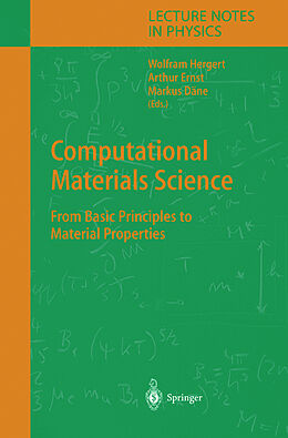 Fester Einband Computational Materials Science von 