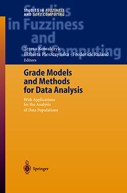Fester Einband Grade Models and Methods for Data Analysis von 