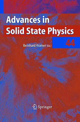 Livre Relié Advances in Solid State Physics de 