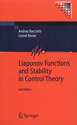 Livre Relié Liapunov Functions and Stability in Control Theory de Lionel Rosier, Andrea Bacciotti