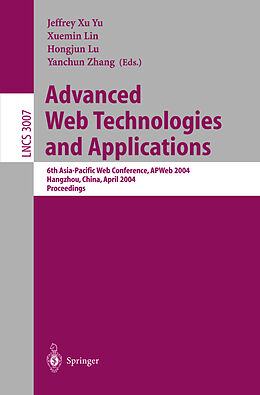 Kartonierter Einband Advanced Web Technologies and Applications von 