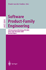 Couverture cartonnée Software Product-Family Engineering de 