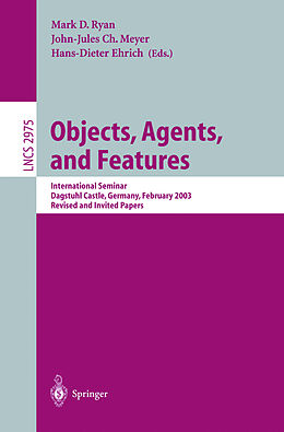 Couverture cartonnée Objects, Agents, and Features de 