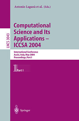 Kartonierter Einband Computational Science and Its Applications - ICCSA 2004. Pt.1 von 