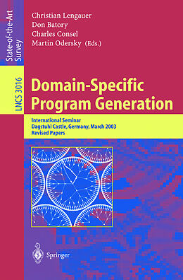 Kartonierter Einband Domain-Specific Program Generation von 