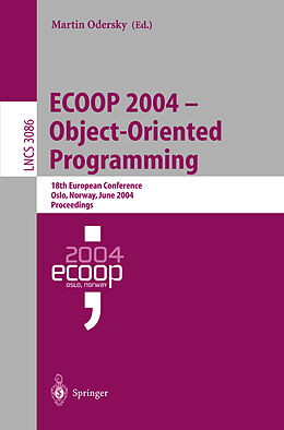Kartonierter Einband ECOOP 2004 - Object-Oriented Programming von 