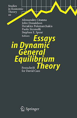 Livre Relié Essays in Dynamic General Equilibrium Theory de 