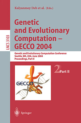 Kartonierter Einband Genetic and Evolutionary Computation   GECCO 2004 von 