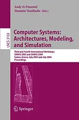 Kartonierter Einband Computer Systems: Architectures, Modeling, and Simulation von