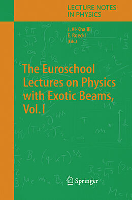 Fester Einband The Euroschool Lectures on Physics with Exotic Beams, Vol. I von 