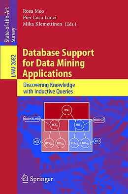 Kartonierter Einband Database Support for Data Mining Applications von 