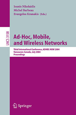 Kartonierter Einband Ad-Hoc, Mobile, and Wireless Networks von 