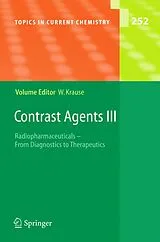 Fester Einband Contrast Agents III.Vol.3 von 