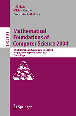 Kartonierter Einband Mathematical Foundations of Computer Science 2004 von 