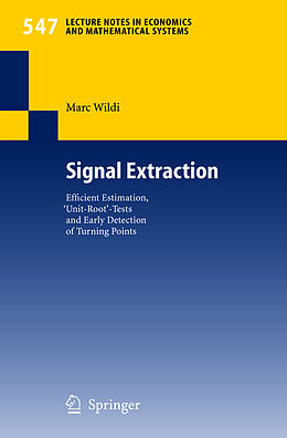 Couverture cartonnée Signal Extraction de Marc Wildi