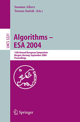 Kartonierter Einband Algorithms -- ESA 2004 von 