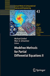 Kartonierter Einband Meshfree Methods for Partial Differential Equations II. Pt.2 von 