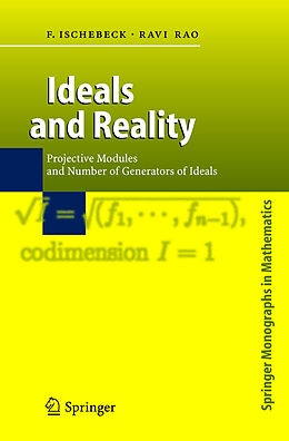Livre Relié Ideals and Reality de F. G. Ischebeck, R. A. Rao