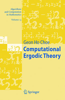 Livre Relié Computational Ergodic Theory de Geon Ho Choe