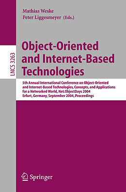 Kartonierter Einband Object-Oriented and Internet-Based Technologies von 