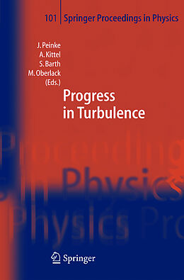Kartonierter Einband Progress in Turbulence von 