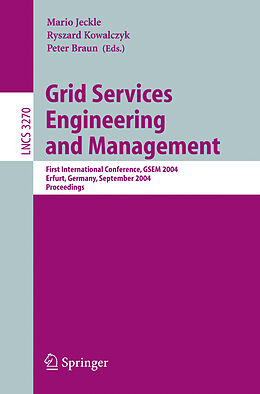 Kartonierter Einband Grid Services Engineering and Management von 