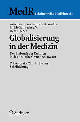 Kartonierter Einband Globalisierung in der Medizin von 
