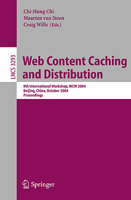 Kartonierter Einband Web Content Caching and Distribution von 