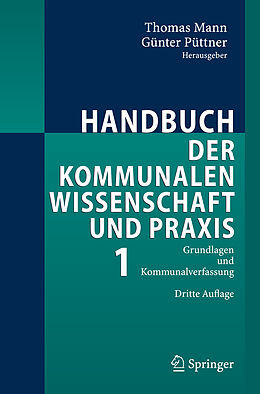 Fester Einband Handbuch der kommunalen Wissenschaft und Praxis von 