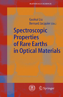 Fester Einband Spectroscopic Properties of Rare Earths in Optical Materials von 