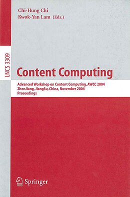 Kartonierter Einband Content Computing von 