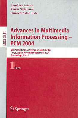 Couverture cartonnée Advances in Multimedia Information Processing - PCM 2004 de 