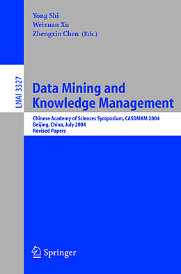 Couverture cartonnée Data Mining and Knowledge Management de 