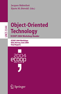 Kartonierter Einband Object-Oriented Technology. ECOOP 2004 Workshop Reader von 