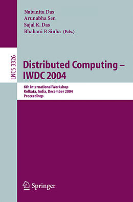 Couverture cartonnée Distributed Computing -- IWDC 2004 de 