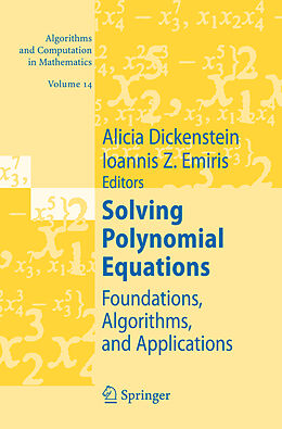 Fester Einband Solving Polynomial Equations von 